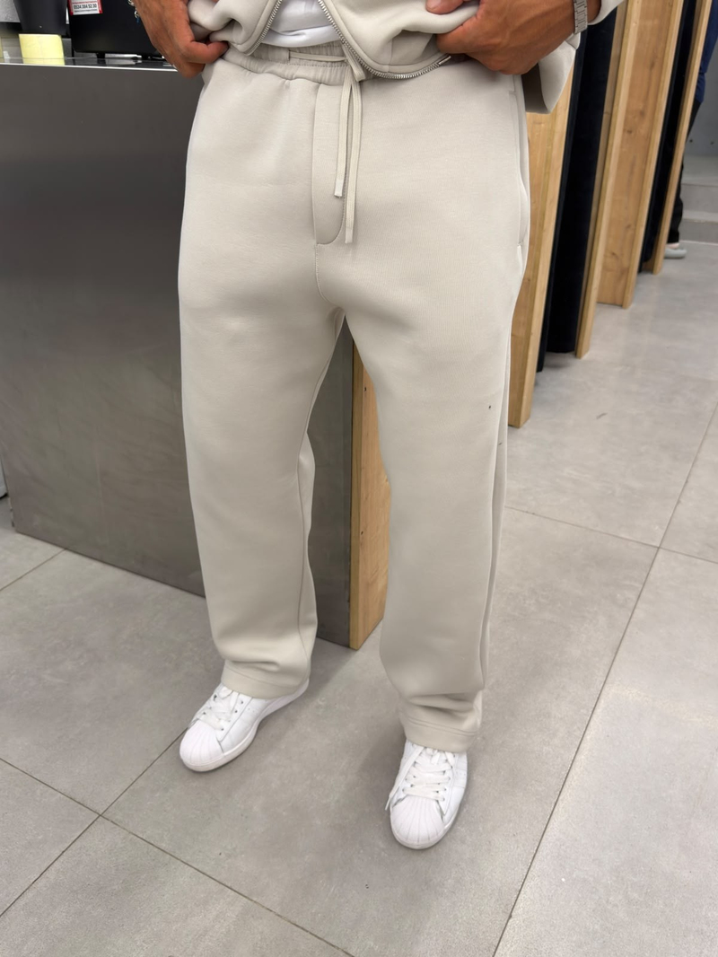 Doubleface Eşofman Bej