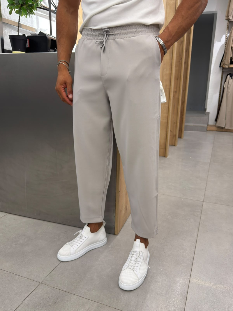 Marrakech Boyfriend Kalıp Jogger Pantolon Gri
