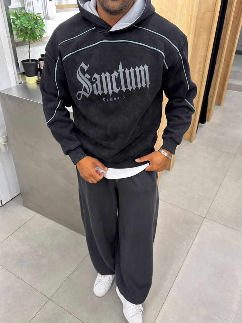 Vamos Tasarım Sweatshirt Siyah