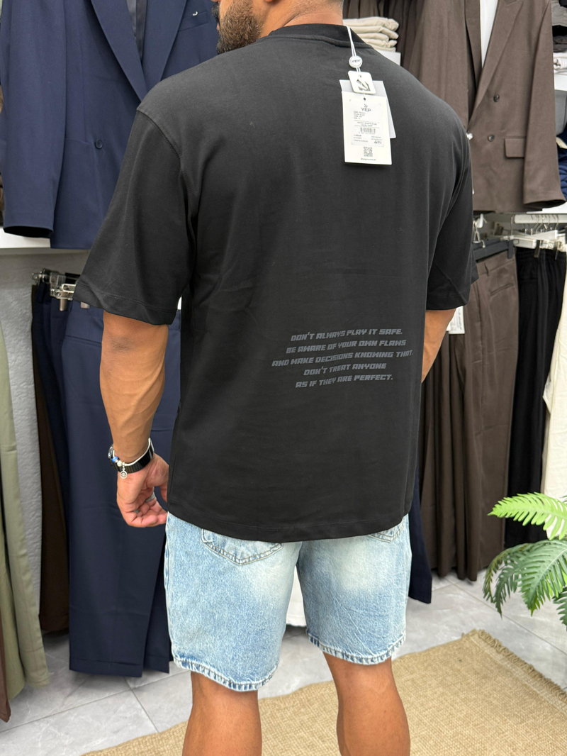 Yep Premium Kalite T-Shirt Siyah