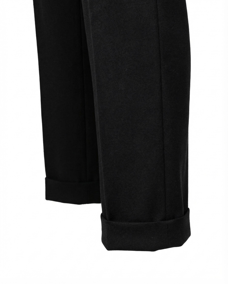 Alata Pleated Pants Black