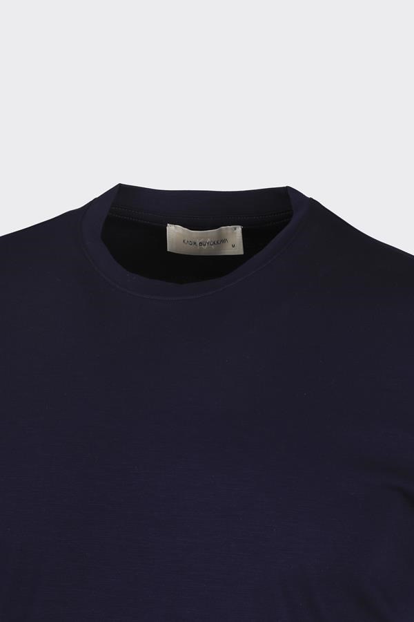 Bis.Yaka K.Kol T-Shirt Lacivert