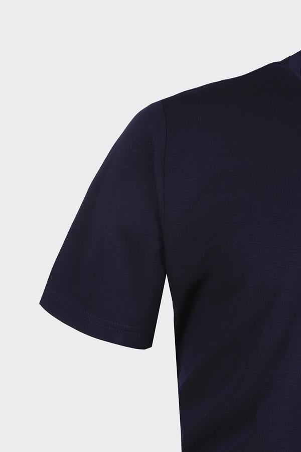 Bis.Yaka K.Kol T-Shirt Lacivert
