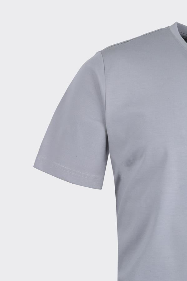 Bis.Yaka K.Kol T-Shirt Gri