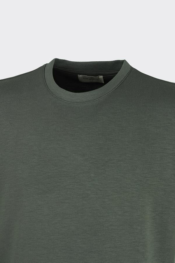 Bis.Yaka K.Kol T-Shirt Haki