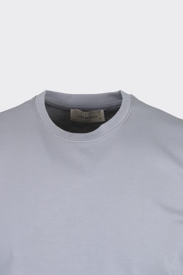 Bis.Yaka K.Kol T-Shirt Gri