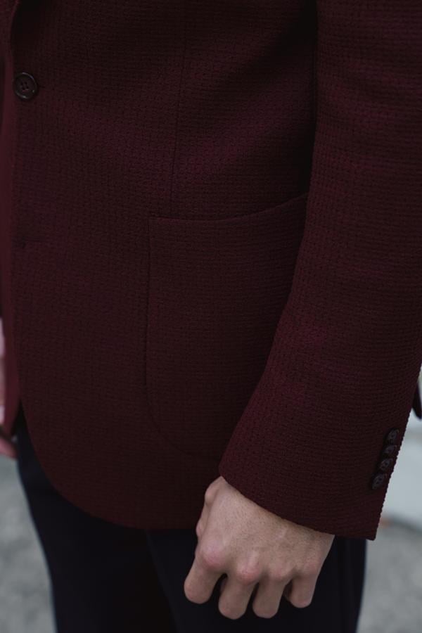 Aura Ceket Bordo