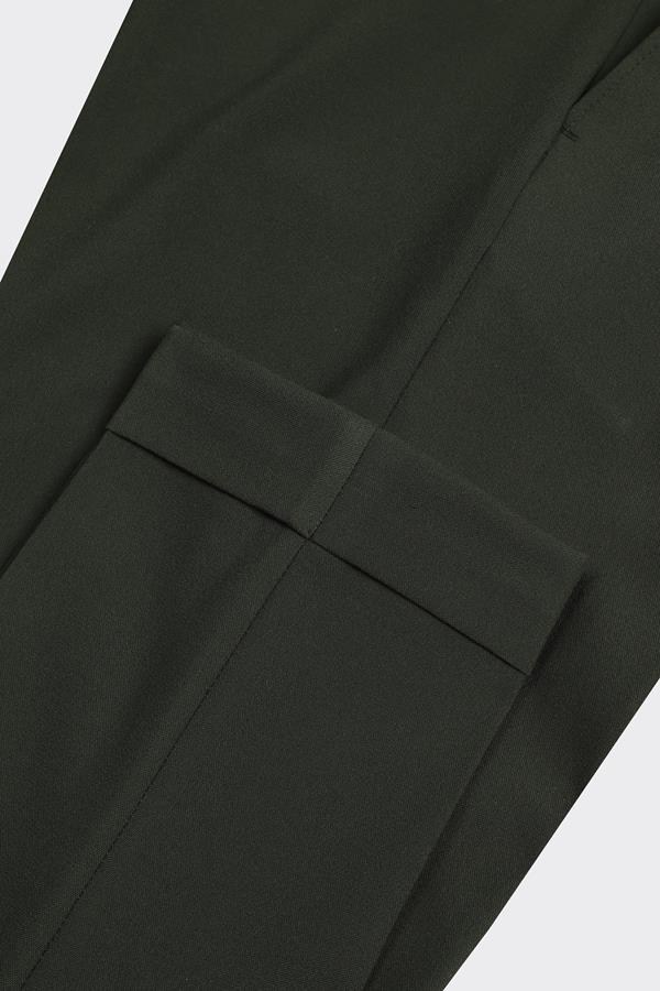 Çift Pile Pantolon Haki
