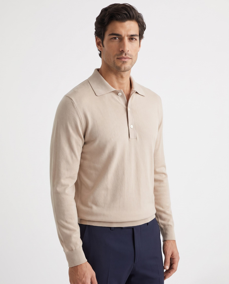 Full Fisherman Sweater Bej