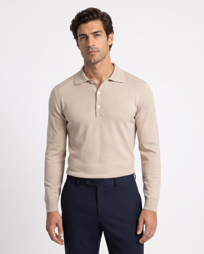 Full Fisherman Sweater Bej