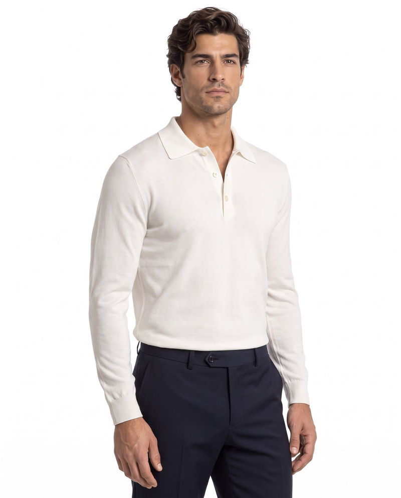 Full Fisherman Sweater Ecru