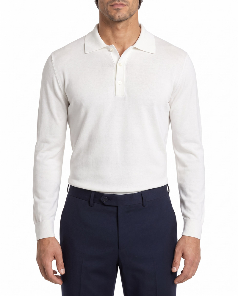 Full Fisherman Sweater Ecru