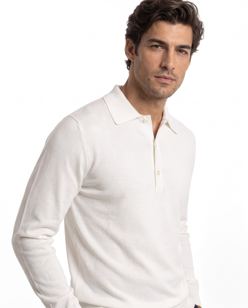Full Fisherman Sweater Ecru