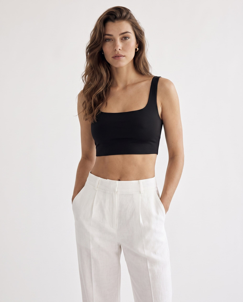 Kai Crop Siyah