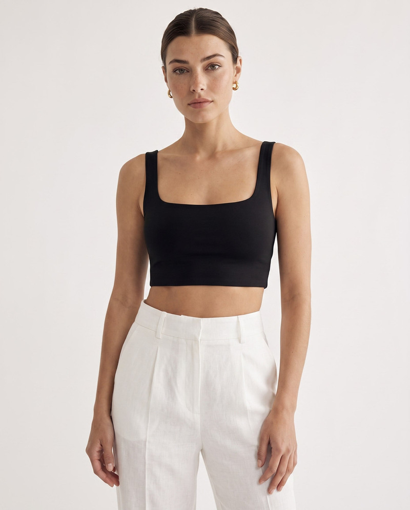 Kai Crop Siyah