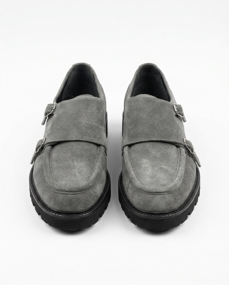 Loafer Ayakkabı Gri Süet