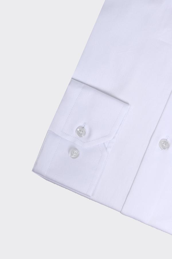 Italian-Collar Shirt White