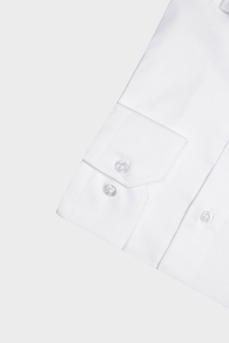 Italian-Collar Shirt White