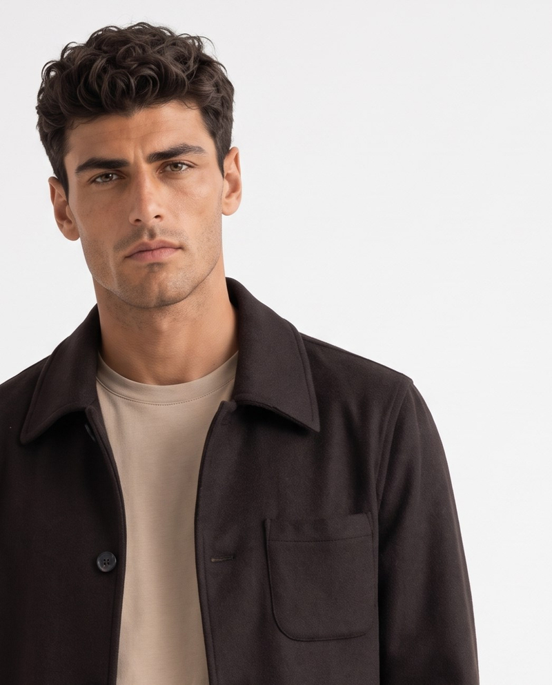 Jake Overshirt Kahverengi