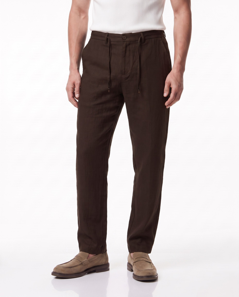 Soft Ruby Jogger Pantolon Kahverengi