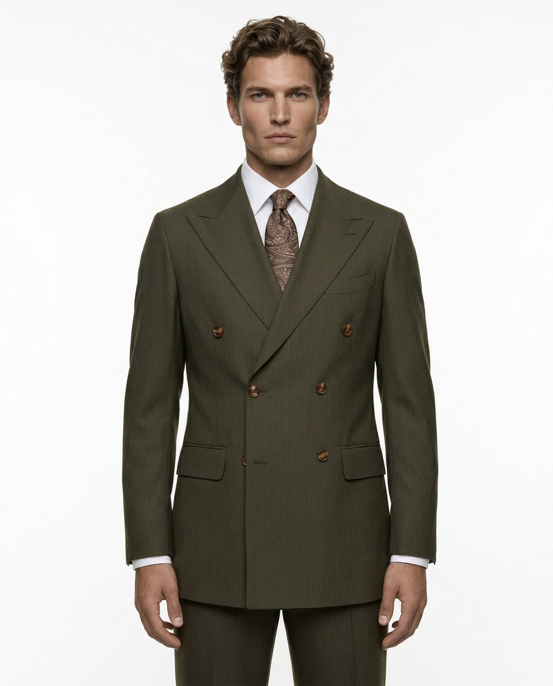 Cursive Kruvaze Suit Khaki