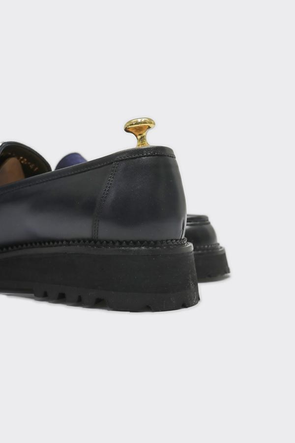 Loafers Navy Blue Santo Suede