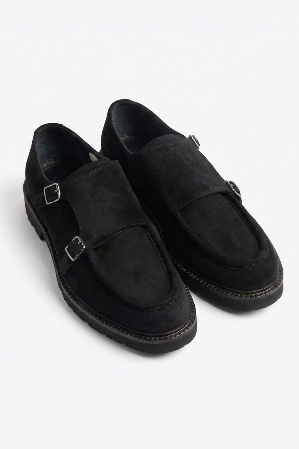 Loafer Ayakkabı Siyah Süet
