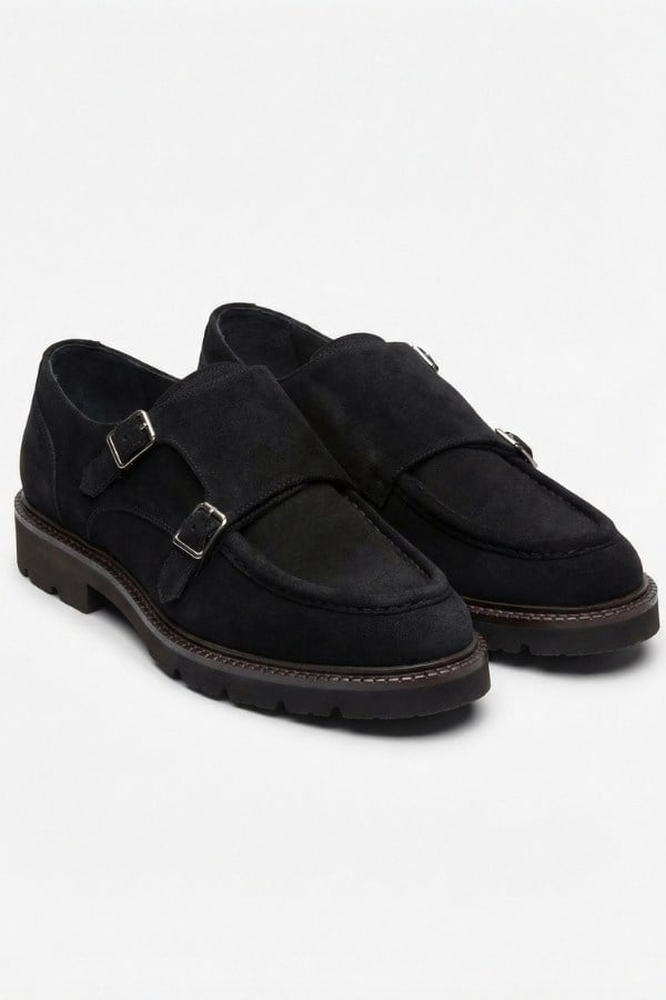 Loafer Ayakkabı Siyah Süet