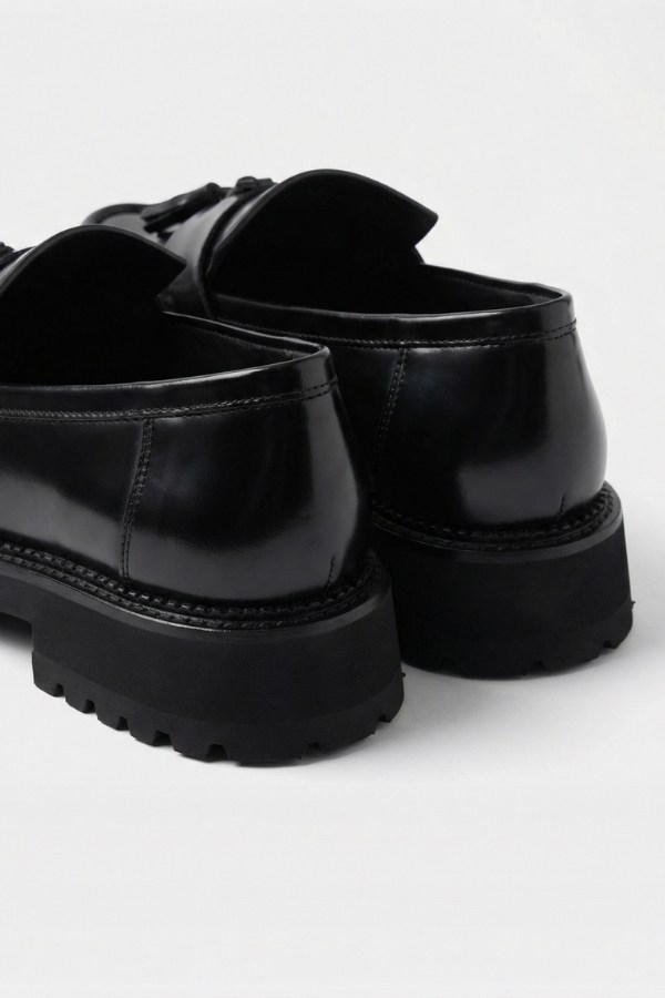Loafer Ayakkabı Siyah Açma