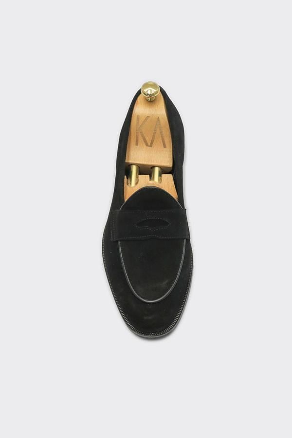Loafer Ayakkabı Siyah Süet