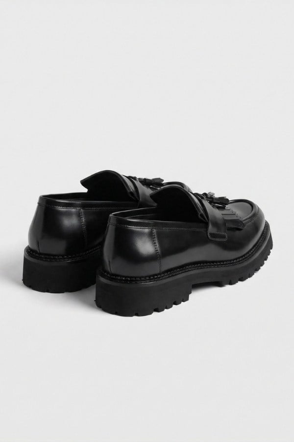 Loafer Ayakkabı Siyah Açma