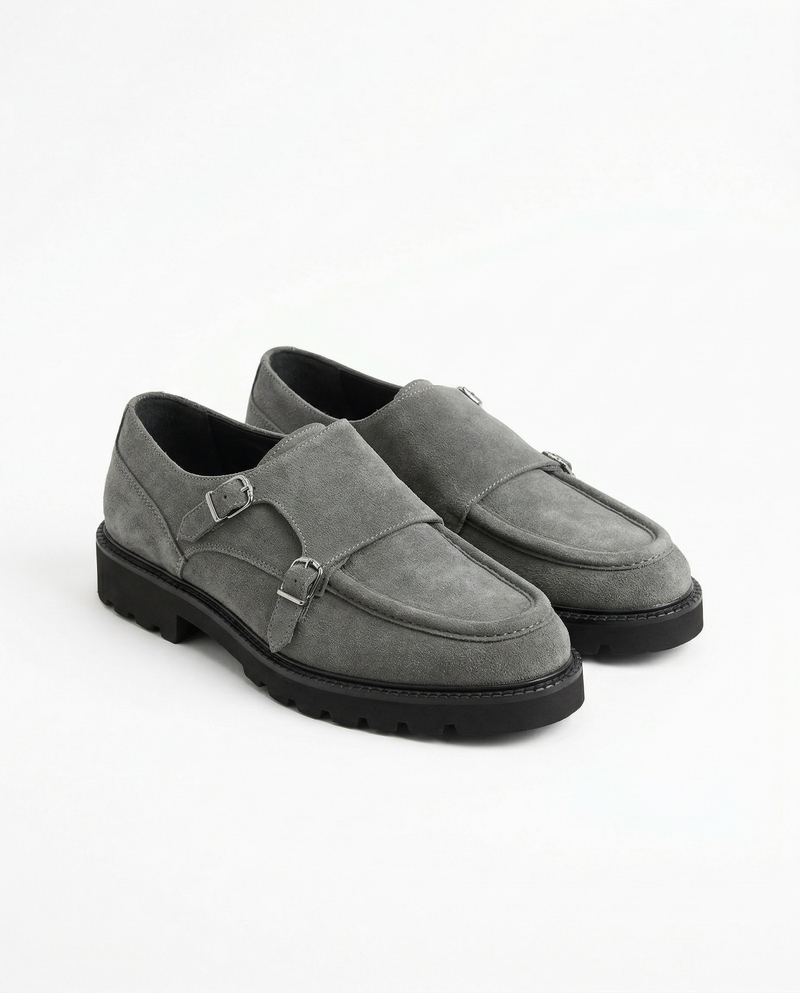 Loafer Ayakkabı Gri Süet