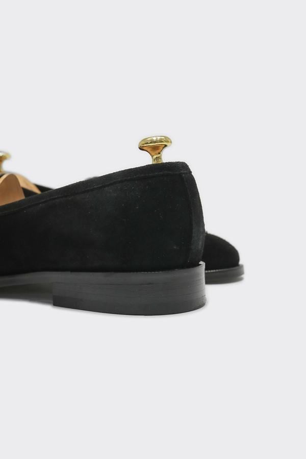 Loafer Ayakkabı Siyah Süet
