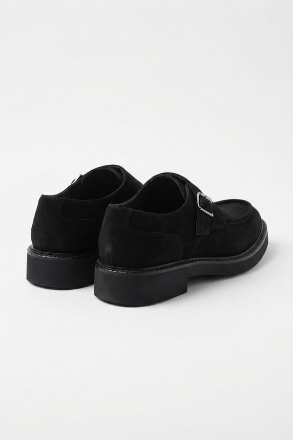 Loafer Ayakkabı Siyah Süet