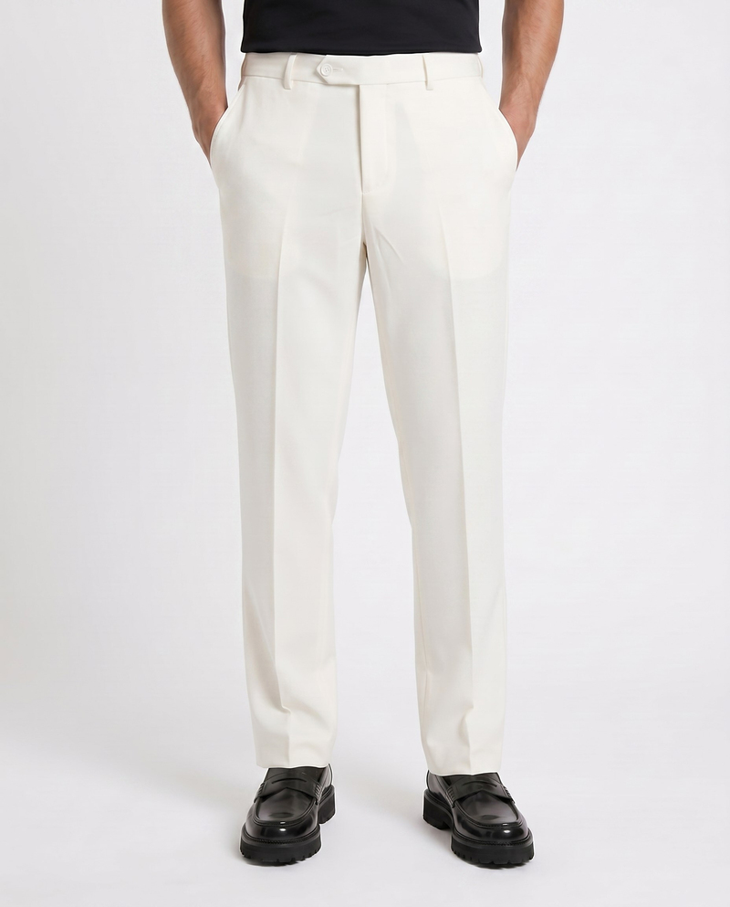 Marcusl Slim Fit Pantolon Beyaz