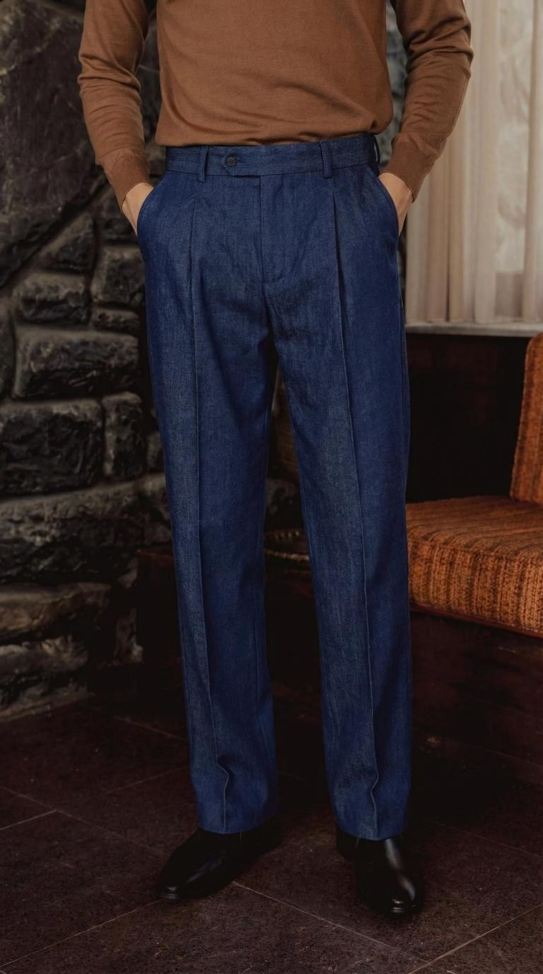 Americano Modern Fit Pantolon Lacivert