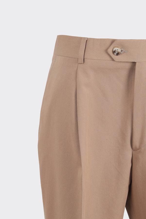 Barcelona Modern Fit Pantolon Camel