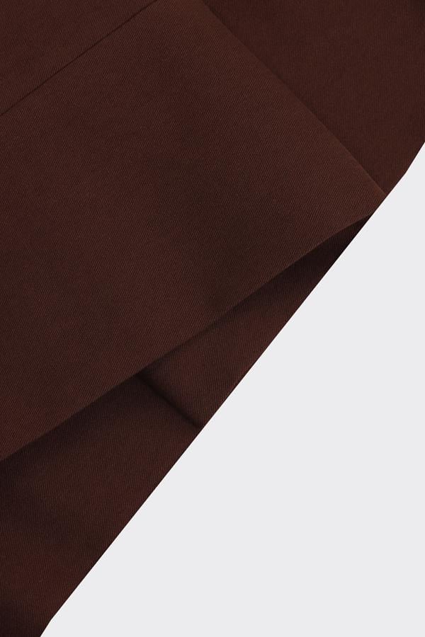 Barcelona Modern Fit Pantolon Kahverengi
