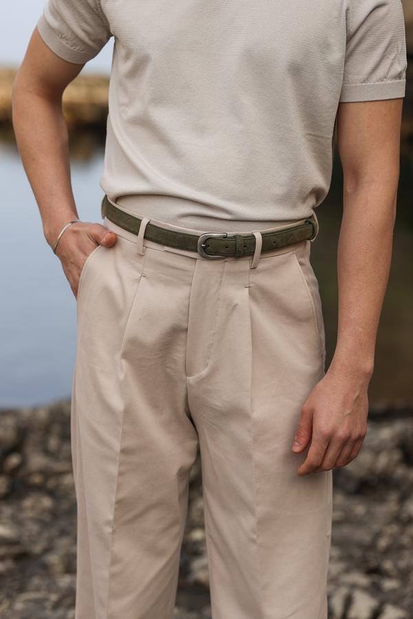 Modern Fit Pantolon Bej