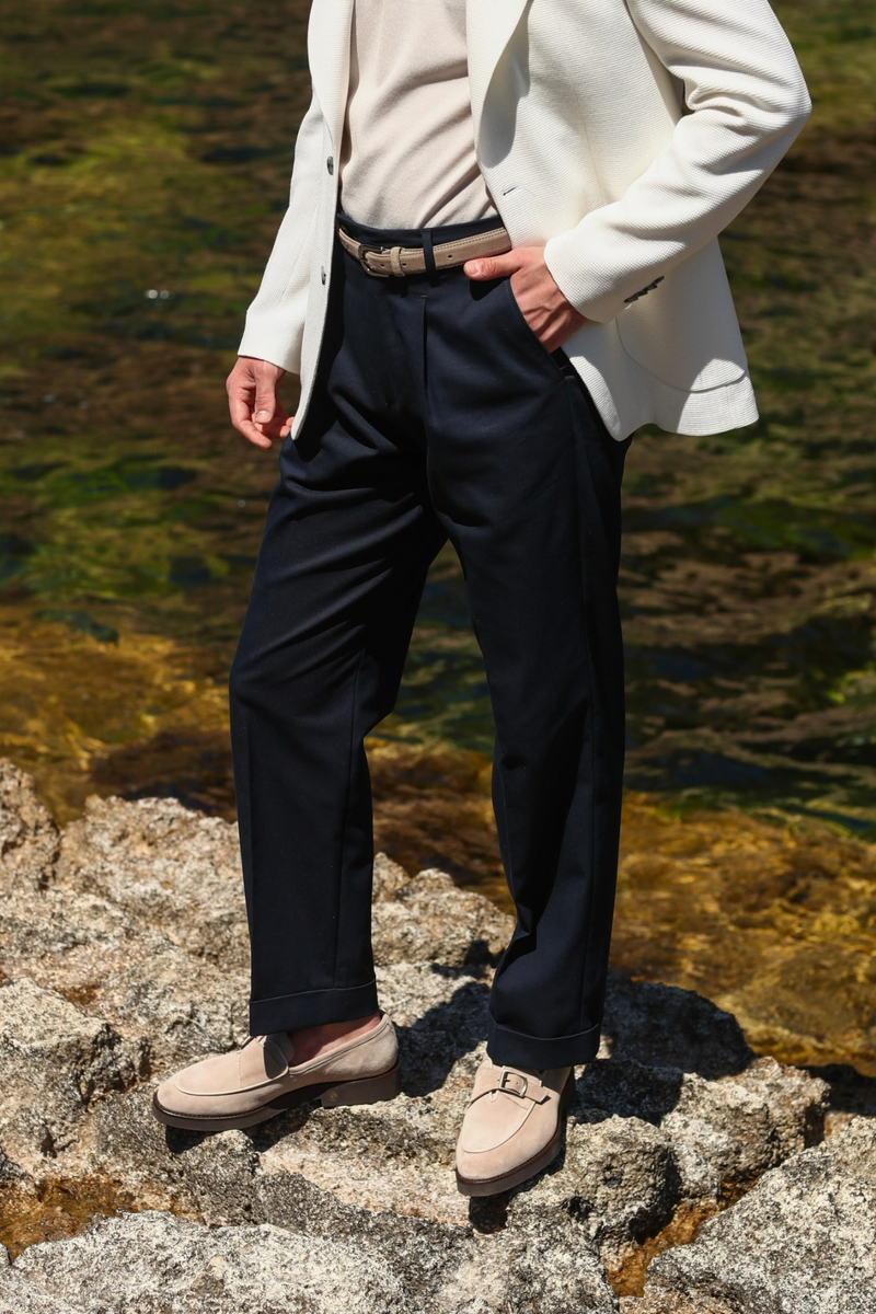 Modern Fit Pantolon Lacivert