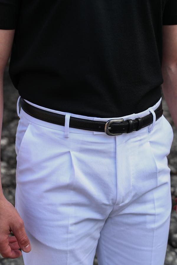 Modern Fit Pantolon Beyaz