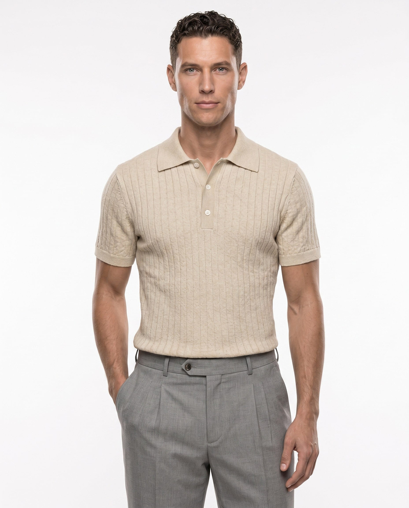 Neo Polo T-Shirt Bej