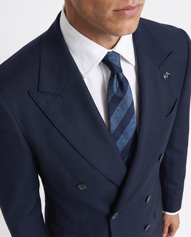 Orleans Double-Breasted Suit Navy