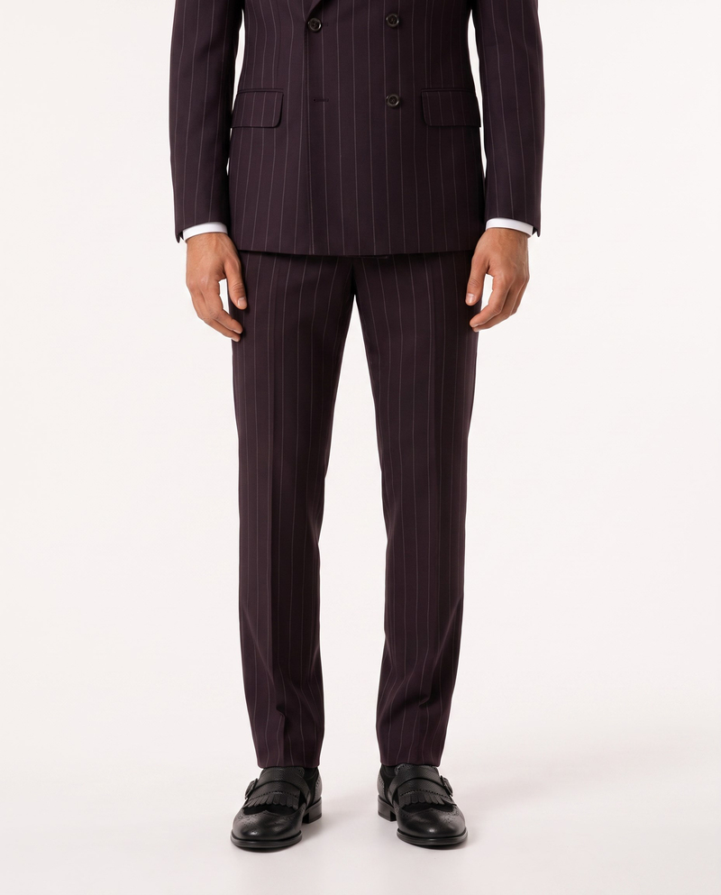 Paganini Kruvaze Takım Elbise Bordo