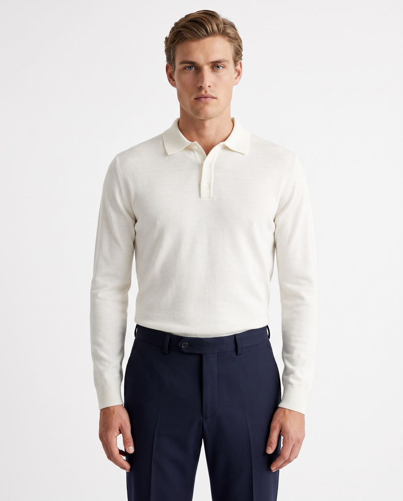 Full Fisherman Sweater Ecru