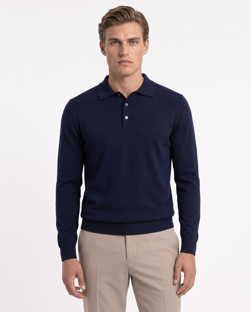 Full Fisherman Sweater Navy