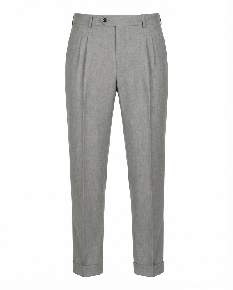 Alata Pleated Pants Bej