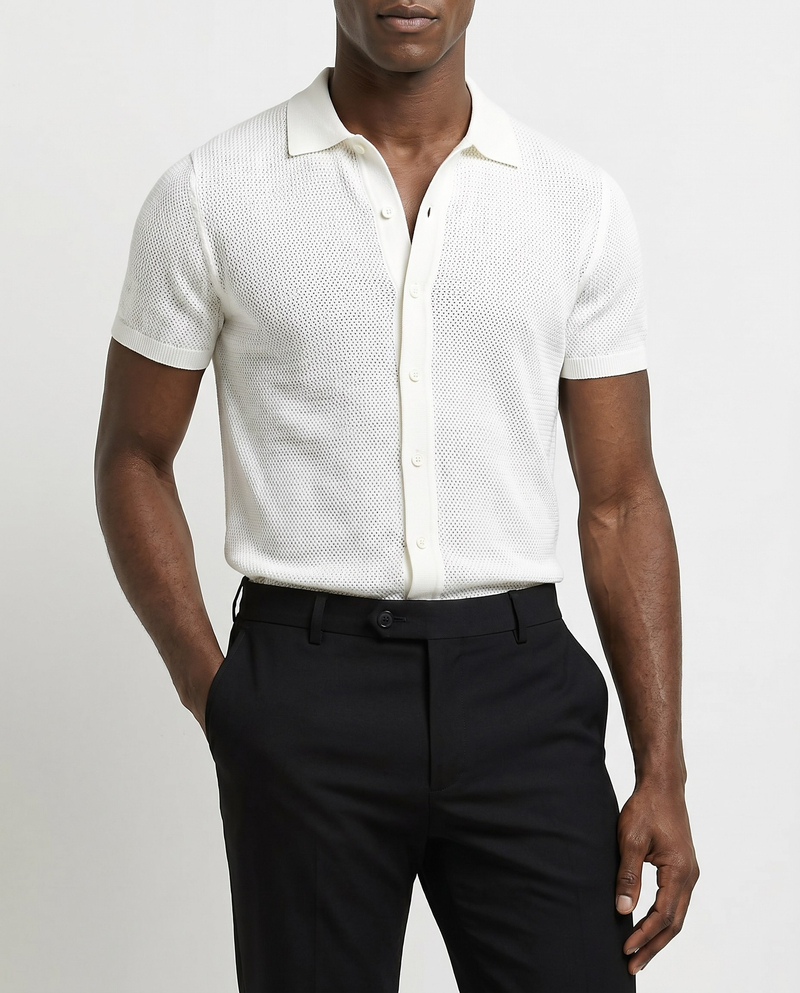 Easy Polo Triko T-Shirt Beyaz