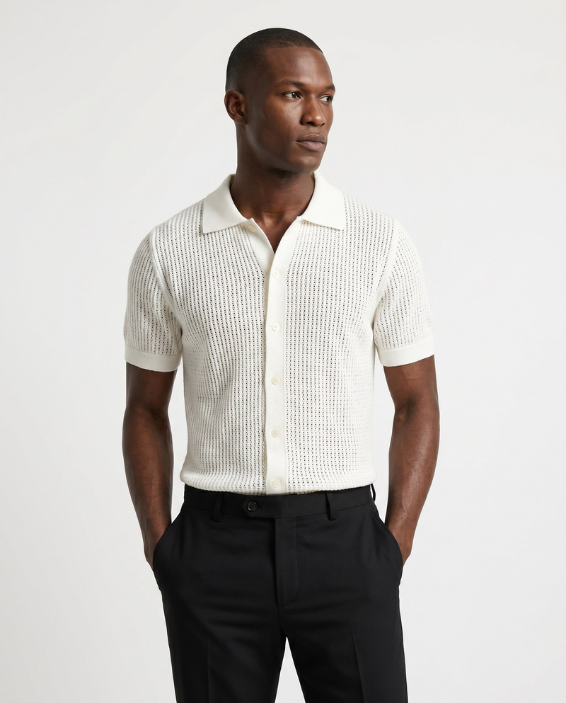 Easy Polo Triko T-Shirt Beyaz