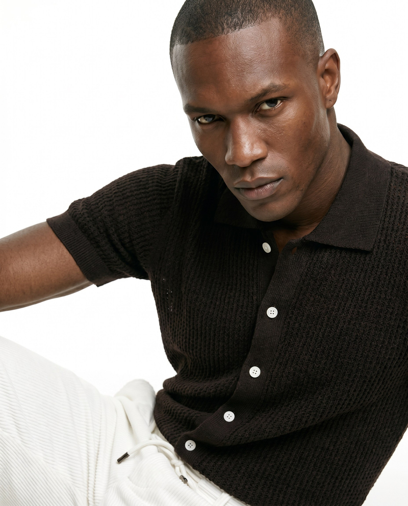 Easy Polo Triko T-Shirt Kahverengi